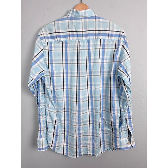 Tommy Bahama Men’s S Cotton Silk Blend Plaid Button Down Shirt Preppy Resort Dad - Picture 3 of 12